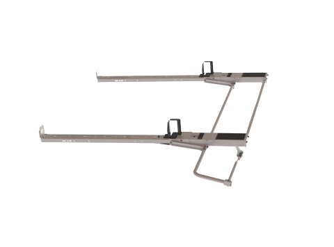 Combo HD Aluminum Ladder Rack Kit – Drop Down / Clamp & Lock – Transit LR